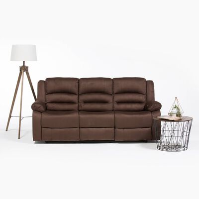 Sofá Daniels FG98060S ELE  3 Cuerpos Café