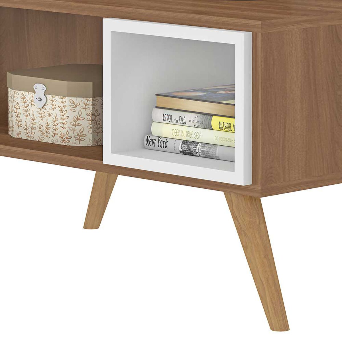 Mesa de Centro Jdo & Design Retro Café Blanco