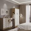 Combo Exit Closet 2P 4C + Comoda 10C Blanco