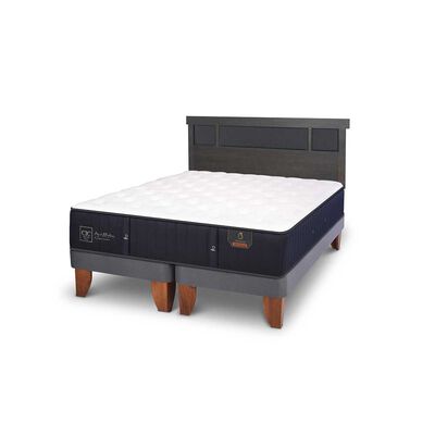 Imagen 2 del producto Cama Europea CIC Base Normal King Premium + Respaldo Dublin