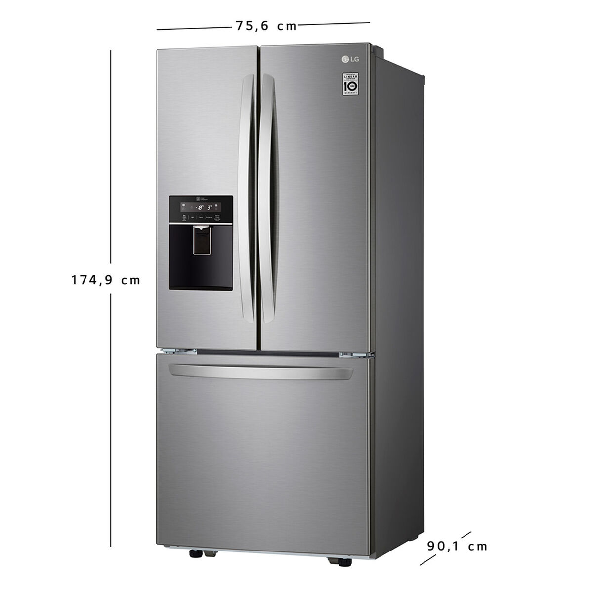 Refrigerador French Door LG LM22SGPK 533 lts.