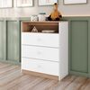 Cómoda Home Mobili Palma 3 Cajones Blanco