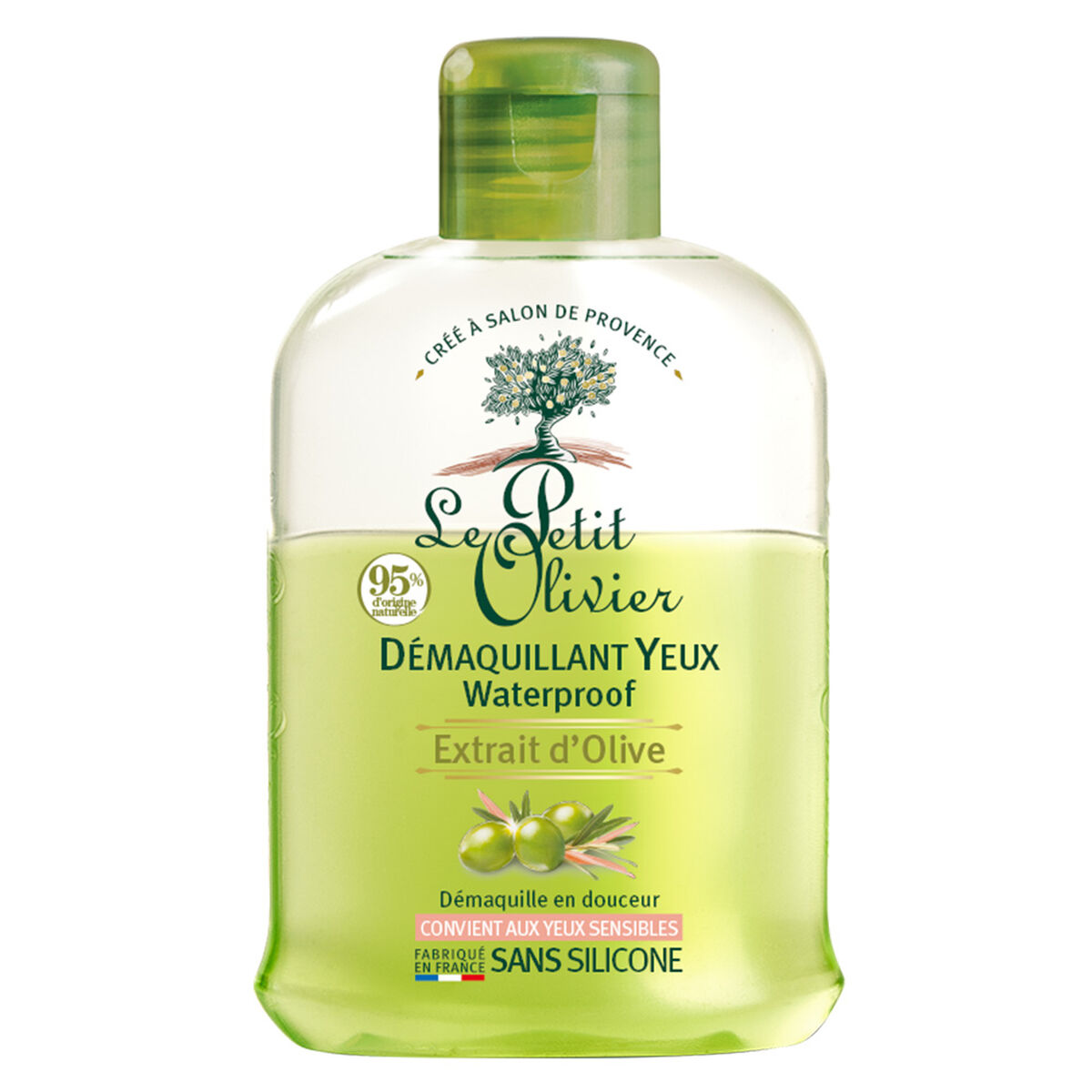 Desmaquillante Bifásico Waterproof - Con Extracto Oliva - Vegano - 125 ml