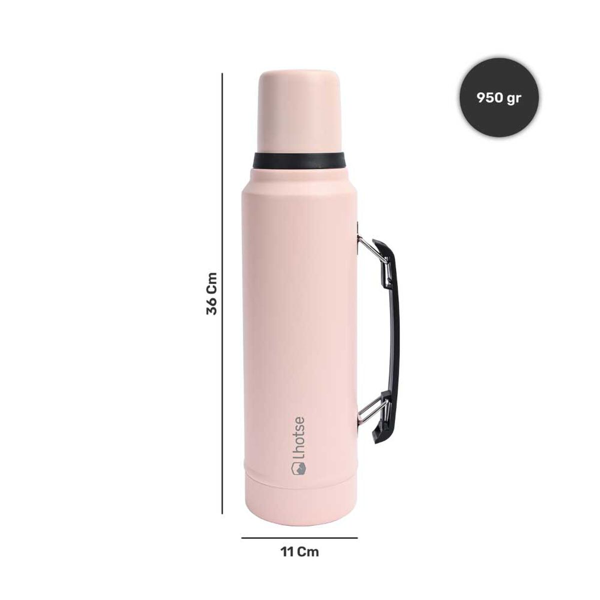 Termo para Líquido Lhotse Classic 1,3 Litros Rosa