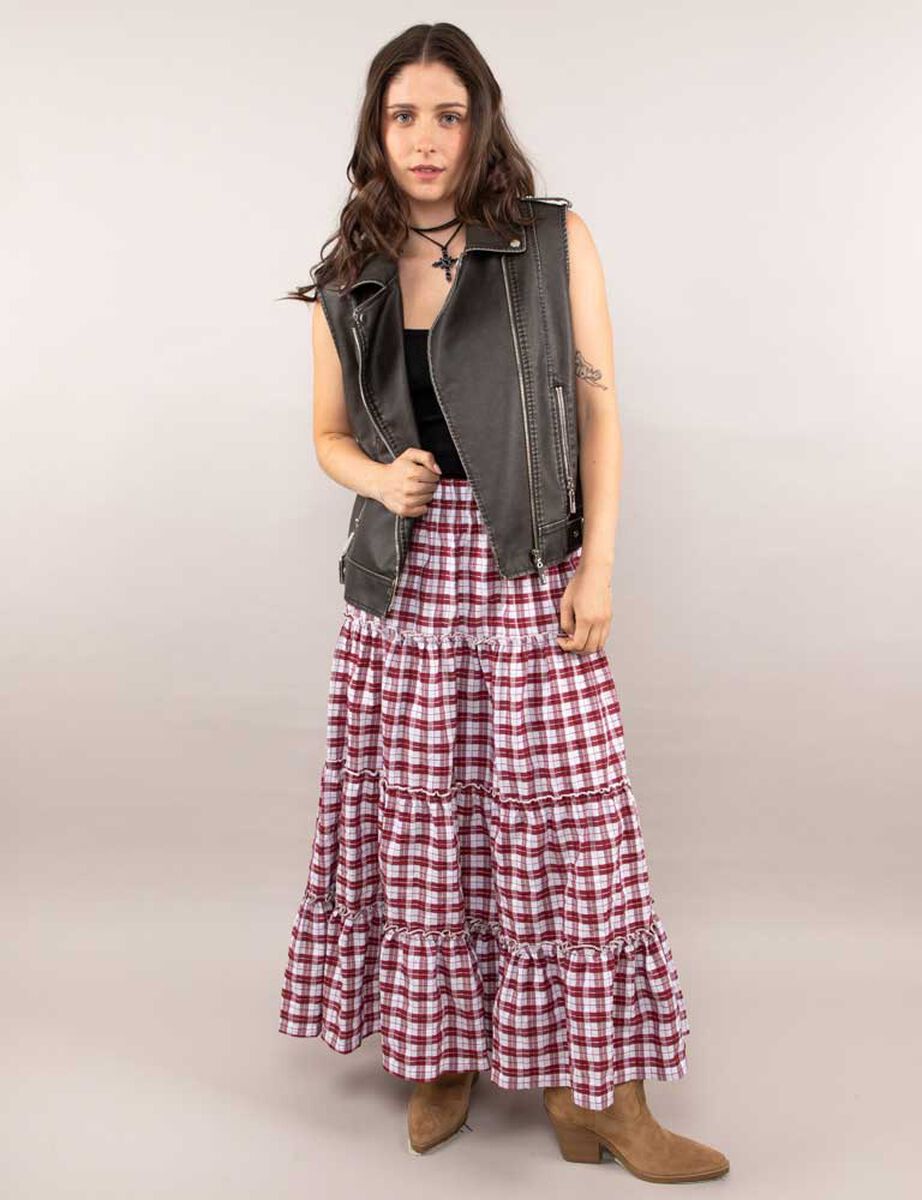 Chaqueta Biker Ecouero Sin Mangas Mujer Icono