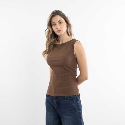 Polera Sin Mangas Mujer Zibel