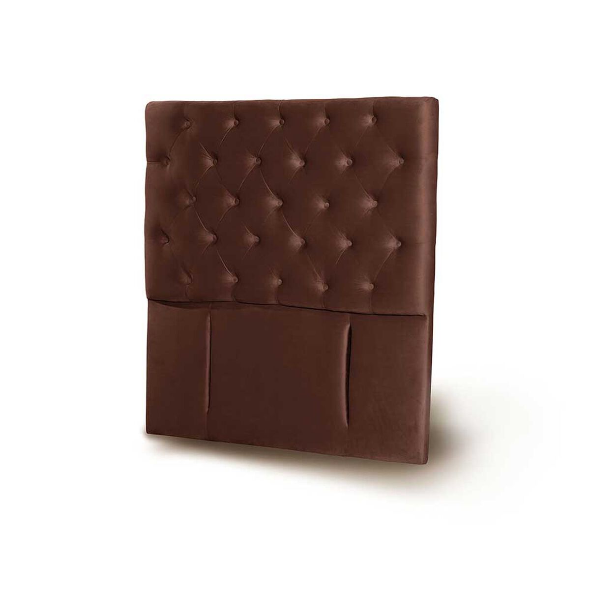 Respaldo Latam Home 1,5 Plazas Florencia Tela Velvet Chocolate