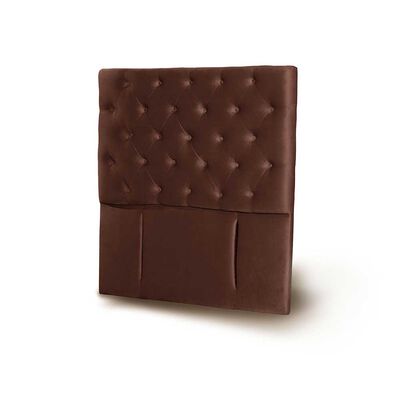 Imagen 2 del producto Respaldo Latam Home 1,5 Plazas Florencia Tela Velvet Chocolate