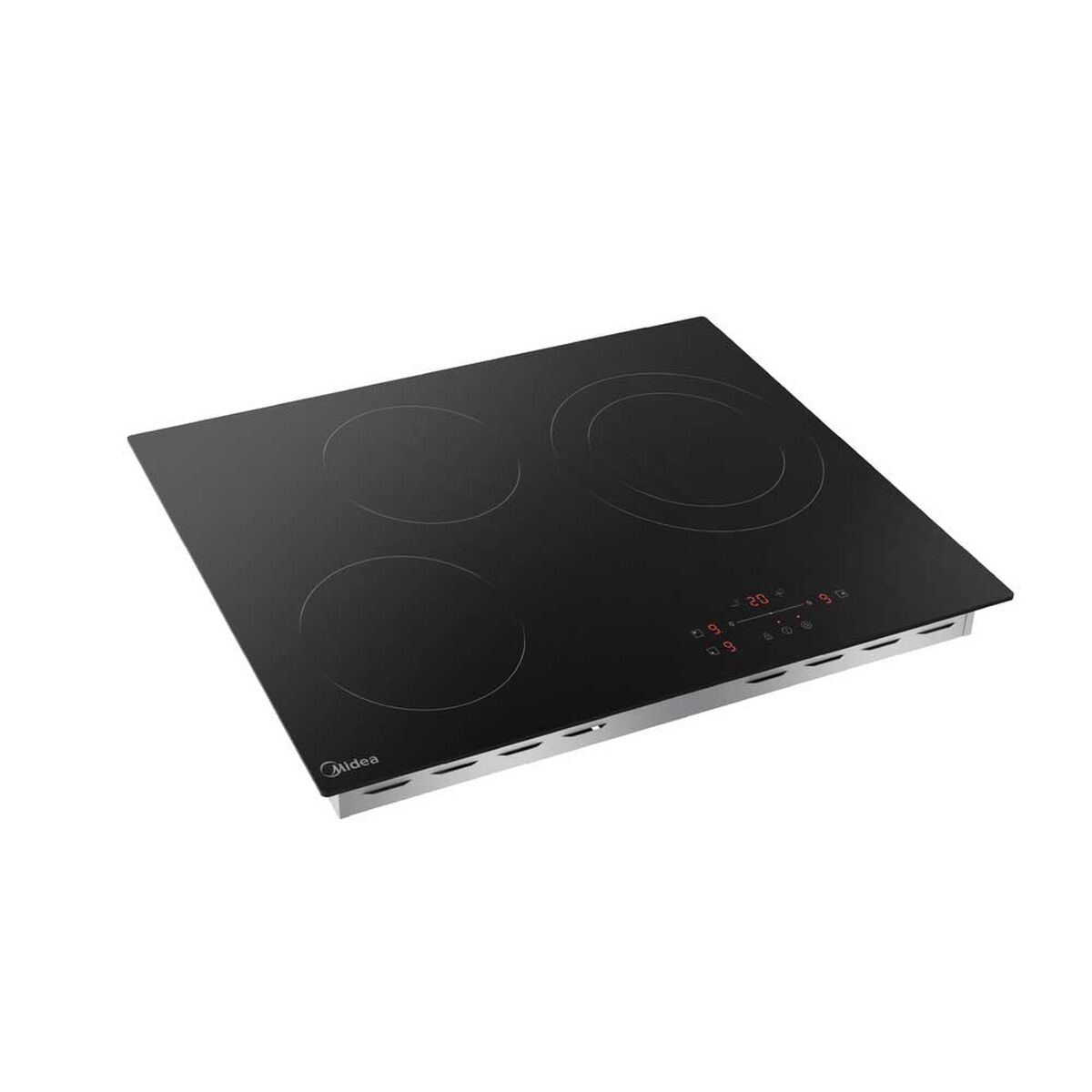 Encimera El&eacute;ctrica Midea MC-6T46D1R297 3 Quemadores Negra
