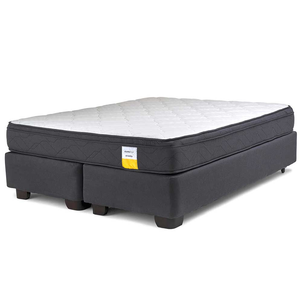 Cama Americana Drimkip Base Dividida King Eurotop