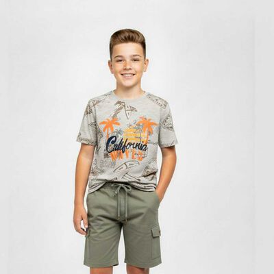 Polera Manga Corta Niño Cutback