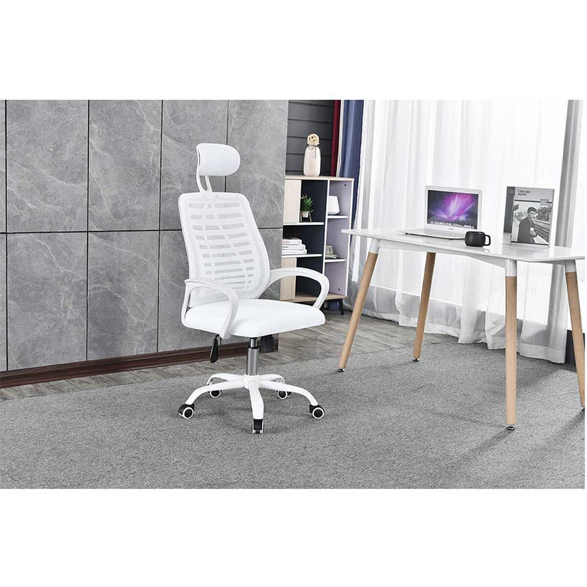 Silla de Escritorio Rodler Manager Blanco