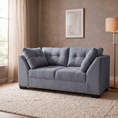 Sof&aacute; Muebles MPR Edimburgo 2 Cuerpos Gris Medio
