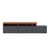 Rack Di Poretti Logan 70" Negro