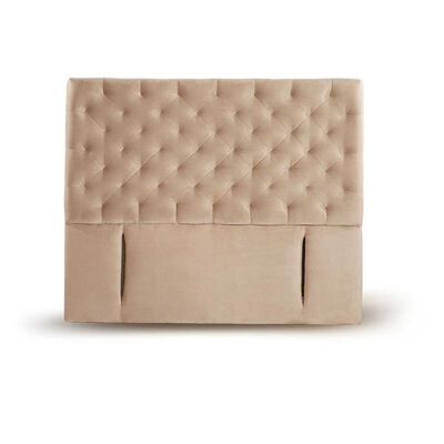 Respaldo Latam Home 2 Plazas Brescia Tela Velvet Beige