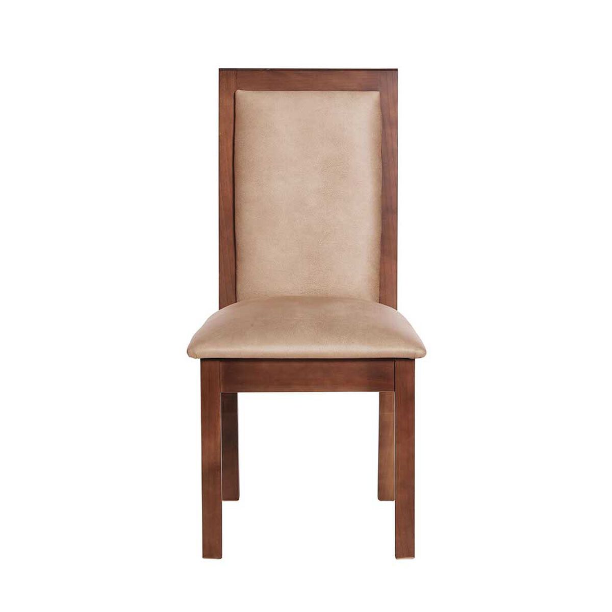 Juego de Comedor Latam Home Sevilla Girona 2 Sillas + 2 Bancas Cuero Kentucky Beige
