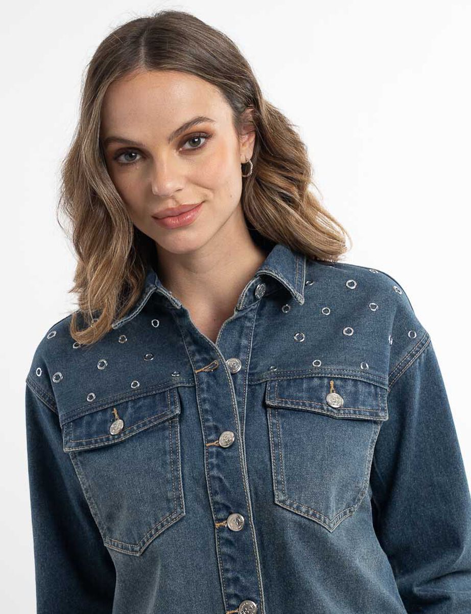 Chaqueta Denim Mujer Soviet