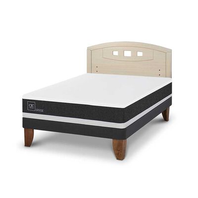 Imagen 2 del producto Cama Europea CIC 2 Plazas Ortopedic + Respaldo Gales Alpino