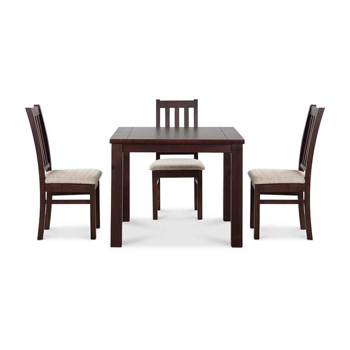 Juego de Comedor CIC Ñuble Chocolate 4 Sillas