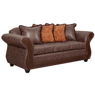 Imagen 2 del producto Sofá Black Factory Palermo 3 Cuerpos Chocolate