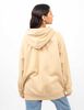 Polerón Hoodie Con Estampado Oversized Mujer Icono