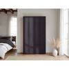 Combo Closet Tuhome 7 Puertas con Colgador + M&oacute;dulo Superior Dreams Wengue