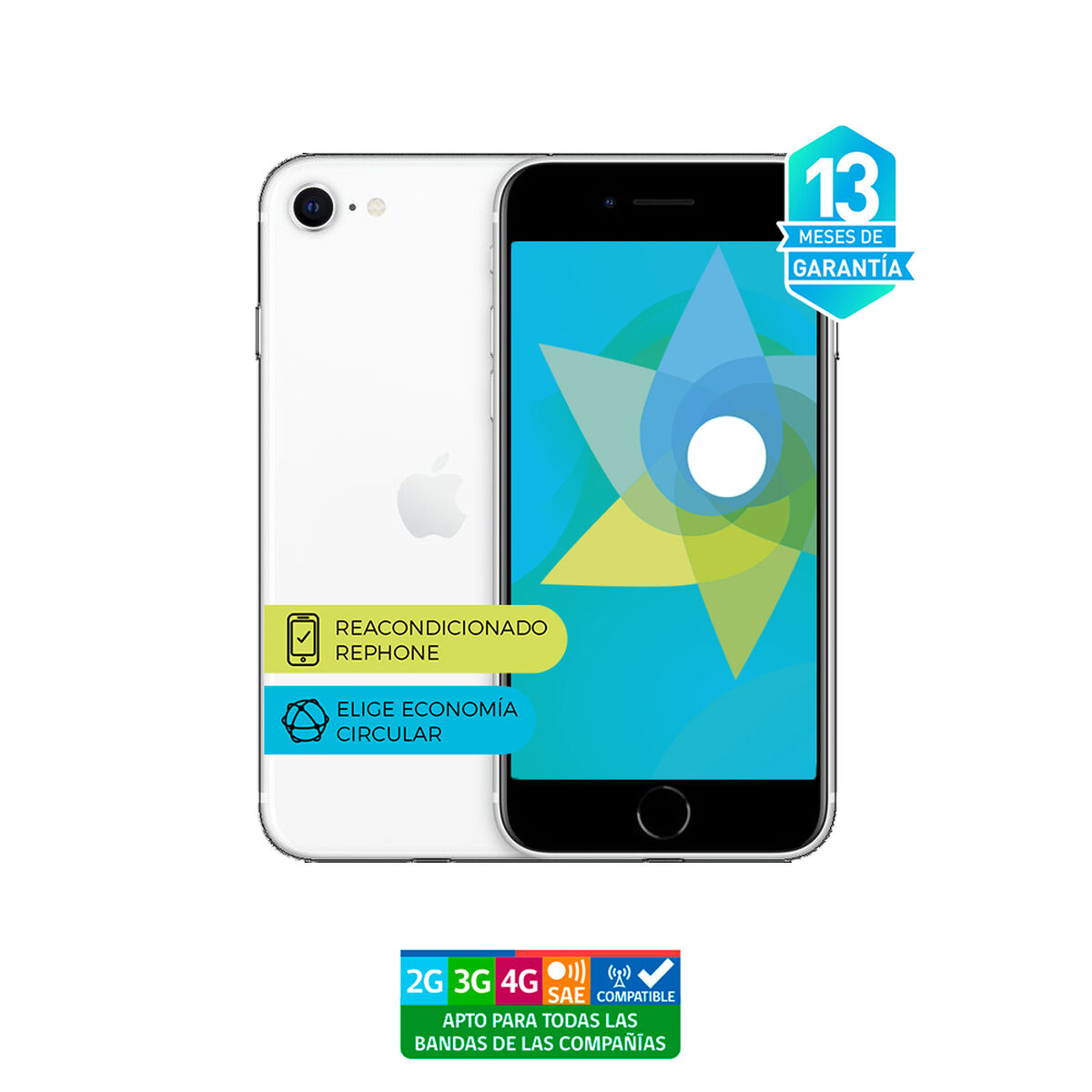 Celular Apple Iphone SE2 64GB 4,7" Reacondicionado Blanco Liberado