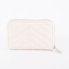 Billetera Lisa Blanca Eco Cuero Mujer Zibel