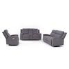 Sofá Reclinable Eléctrico Daniels SETKM807RLS 5 Cuerpos Gris