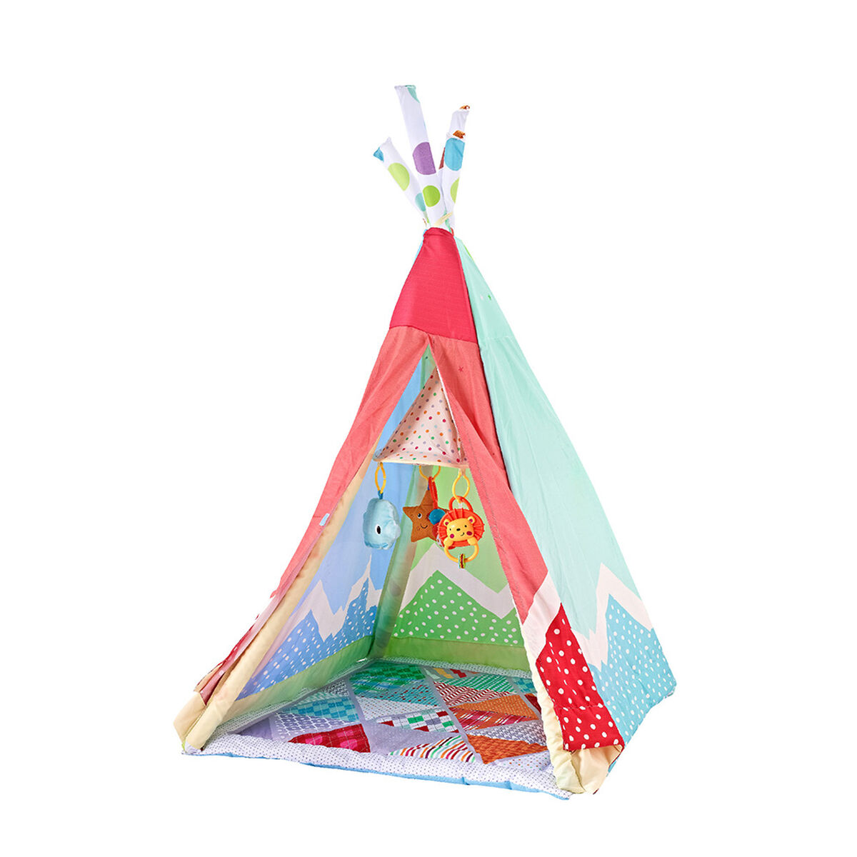 Carpa Gimnasio 3 en 1 Bebeglo Rs-18460 Rosado