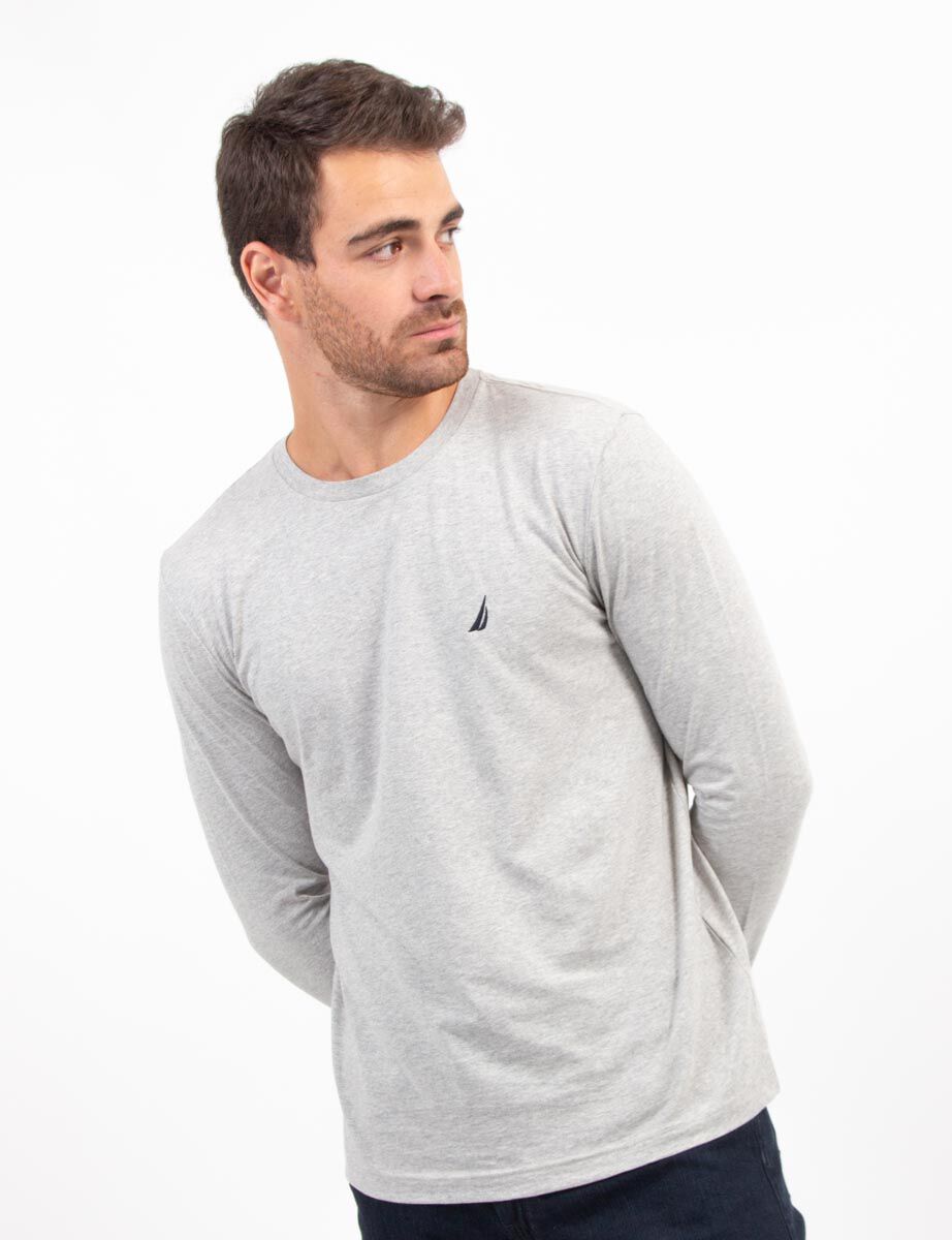 Polera Manga Larga Hombre Nautica