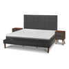 Cama Europea CIC King Ortopedic Advance + Respaldo Eufrates + 2 Veladores