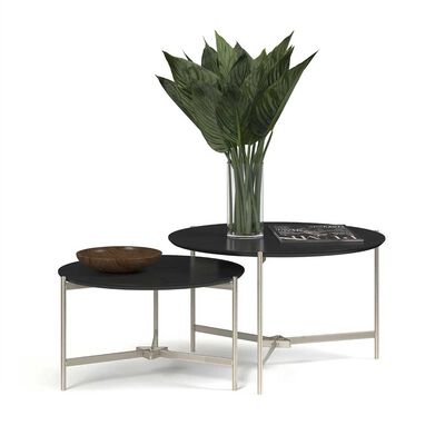 Imagen 1 del producto Set 2 Mesas de Centro Onessta Prisma Negro