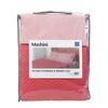 Set Quilt + Juego de Sábanas Mashini 1,5 Plazas Liso Coral