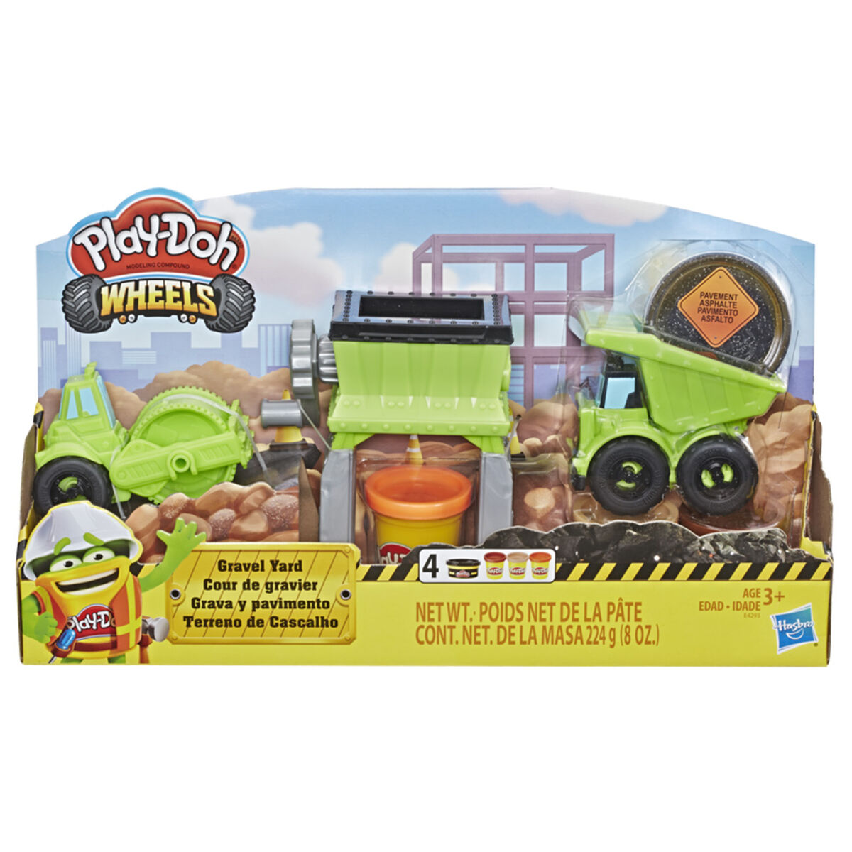 Play-Doh Wheels Grava y Pavimento