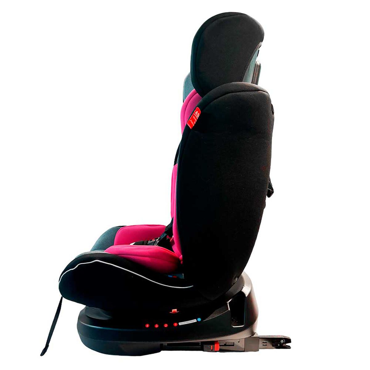 Silla Auto Multietapa Isofix 360° Fucsia Bebeglo
