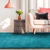 Alfombra Dib Shaggy Colors 150 x 200 cm Turquesa