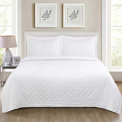 Imagen 1 del producto Quilt Illusions 2 Plazas Blanco Roma