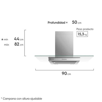 Imagen 2 del producto Campana Electrolux CE9VX
