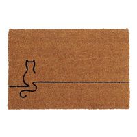 Limpiapiés Idetex Coco Katze 40 x 60 cm Café