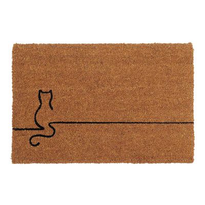 Limpiapiés Idetex Coco Katze 40 x 60 cm Café