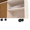 Rack TV Vekkahome Salvador 65" Pulgadas Gris