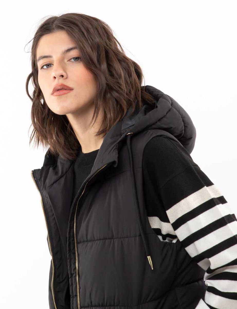 Parka Larga Sin Mangas Mujer Zibel