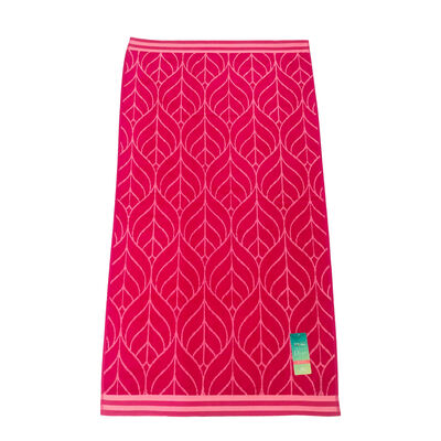Toalla de Playa Jacquard Casanova Fucsia