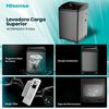Lavadora Hisense WT3W1923UT 19KG