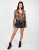 Falda Short Corto Ecocuero Mujer Fiorucci