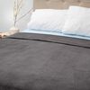 Frazada Poliéster Doral 2 Plazas Deluxe Gris Oscuro
