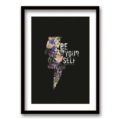 Cuadro Decorativo Retela Be Your Self 50 x 35 cm