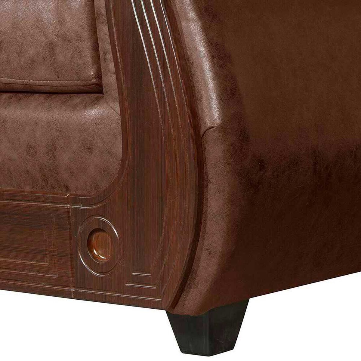 Juego de Living Black Factory Estambul 5 Cuerpos Chocolate