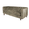 Sof&aacute; Tela Velvet Latam Home Brescia 3 Cuerpos